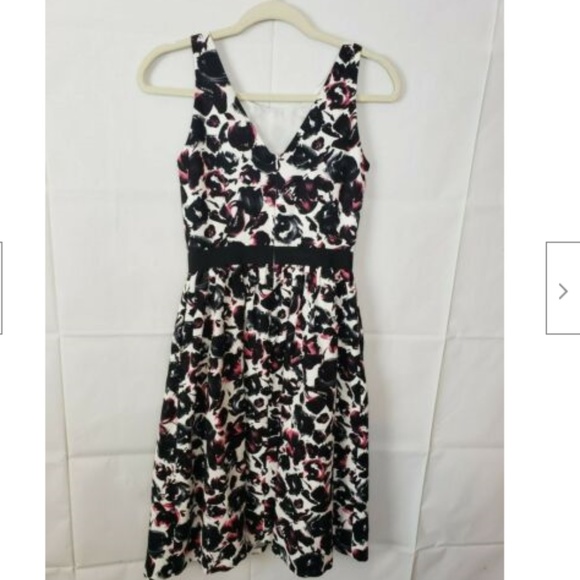 Helene Berman Floral Fit & Flare Dress - Picture 4 of 7